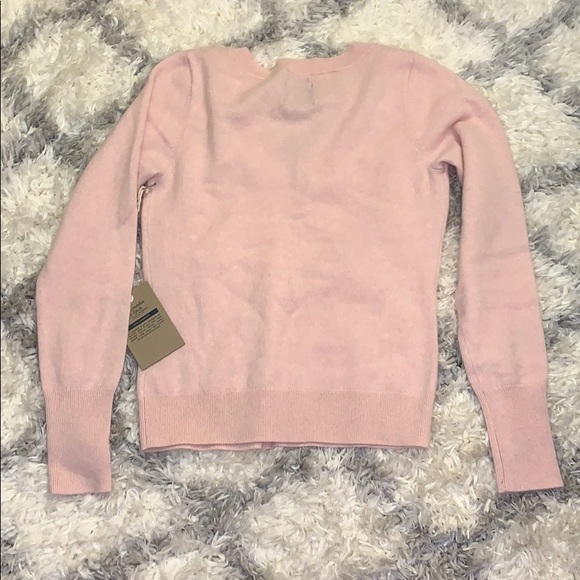 Baby pink Abercrombie and Fitch cashmere sweater - Picture 4 of 5